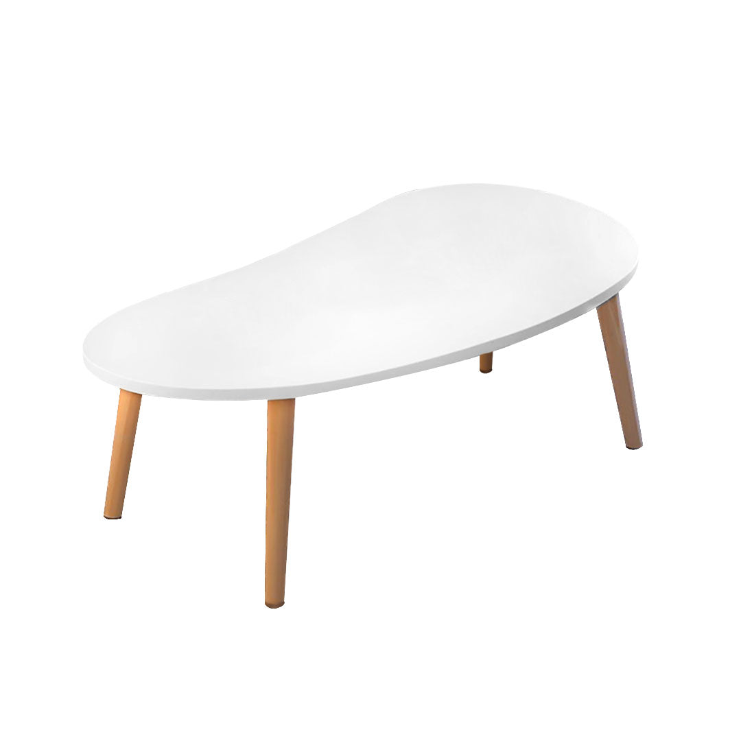 NNEAGS 80x40cm White Living Room Nordic Coffee Table Simple Modern Home Style