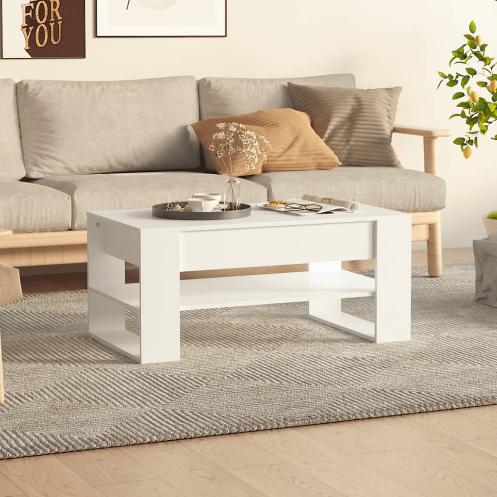 vidaXL Coffee Table Accent Table for Home Living Room Hallway Engineered Wood