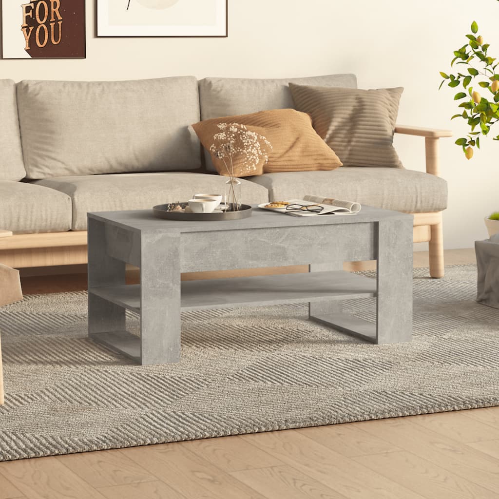 vidaXL Coffee Table Accent Table for Home Living Room Hallway Engineered Wood