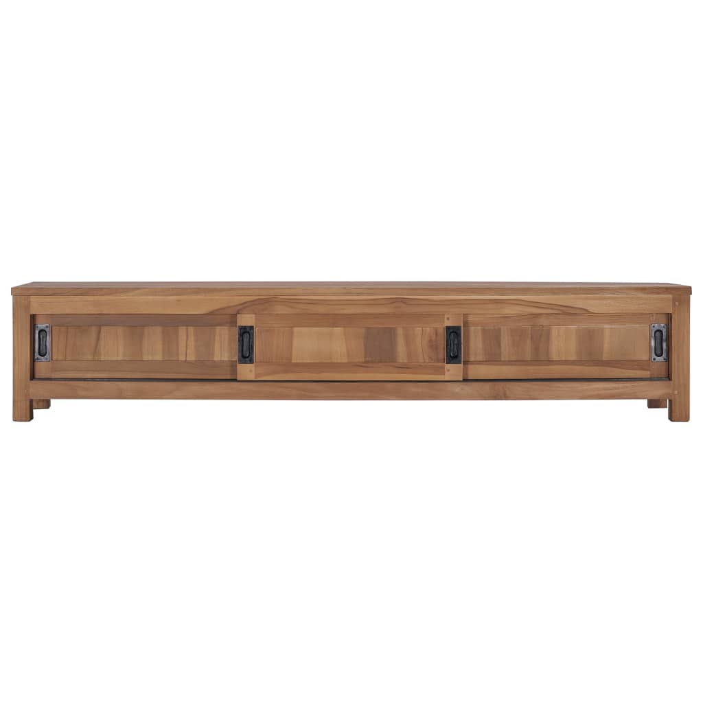 vidaXL TV Stand 59.1"x11.8"x11.8" Solid Wood Teak