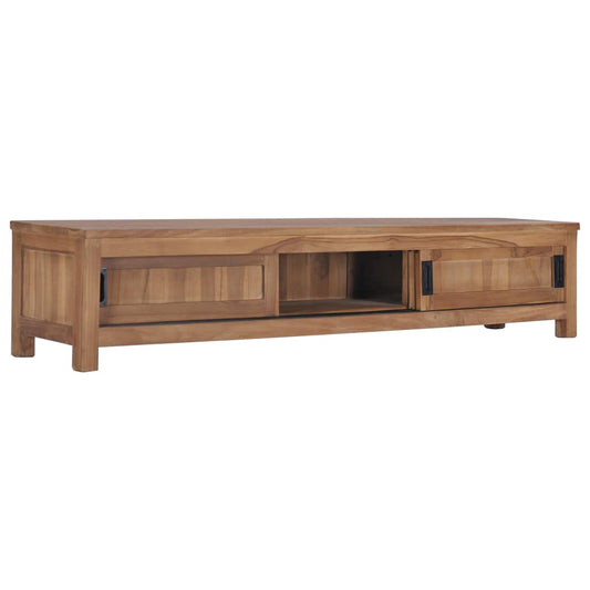 vidaXL TV Stand 59.1"x11.8"x11.8" Solid Wood Teak