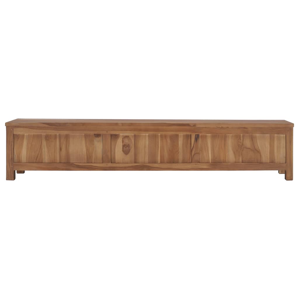 vidaXL TV Stand 59.1"x11.8"x11.8" Solid Wood Teak
